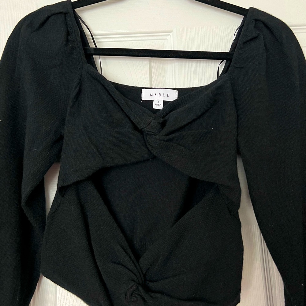 Boutique Sweater Crop Top